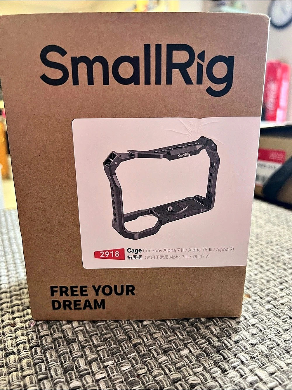 SmallRig Light Camera Cage for Sony Alpha 7 III / Alpha 7R III / Alpha 9 Black